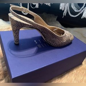 Snake skin like heels